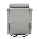 Manual Recliner Swivel Rocking Chair With 8-Point Massage and Heating