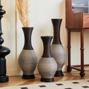 Tall Designer Floor Vase With Elegant 2 Tone by HouseOfZazla