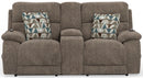 Joya - Power Headrest Power Lay Flat Reclining Console Loveseat With CR3 Heat/Massage/Lumbar/ZG