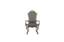 Dresden Synthetic Leather & Vintage Bone Dining Chair by HouseOfZazla
