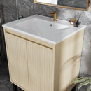 Bathroom Vanity With Ceramic Sink, Floor-Standing Design, Soft-Closing Drawers by HouseOfZazla