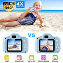 iMounTEK Kids Digital Camera w/ 2.0Ó Screen 12MP 1080P FHD Video Camera 4X Digital Zoom Games 32GB Card Supported Shockproof Child Camcorder for 3-10