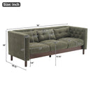 Upholstered Sofa Modern 3 Seater Sofa Couch With Tufted Design For Living Room by Unique Piece Furniture