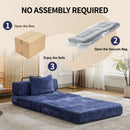 Convertible Floor Sofa Bed With Fixed Shape Frame For Living Room by HouseOfZazla