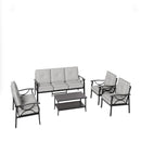 Patio Furniture Set & Coffee Table And Cushions For Backyard by HouseOfZazla
