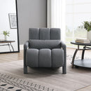 Modern Upholstered Accent Chair, Comfortable Fabric With A Pillow For Living Room by HouseOfZazla