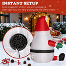 Inflatable Christmas Santa Claus with Rotating Magic Ball Light