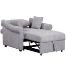 Convertible Sleeper Chair With Adjustable Backrest by HouseOfZazla