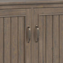 Lev - Wide Storage Cabinet - Smoky Brown