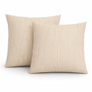 2 Pack Outdoor Throw Pillows, Waterproof & Fade-Resistant Patio Cushions (18x18) by HouseOfZazla