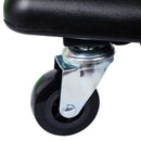 Rolling Detailing Creeper Seat With Wheels, Removable Tool Trays, 300 Lbs Capacity - Green by HouseOfZazla