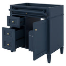 Bathroom Vanity With 2 Drawers And Tip-Out Drawer, Storage Cabinet by Unique Piece Furniture