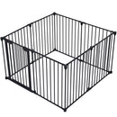 Adjustable Safety Gate Play Yard Metal Doorways Fireplace Fence Christmas Tree Fence Gate For House Stairs Gate Prohibited Area Fence