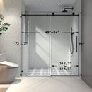 5476 Tempered Glass Shower Door by HouseOfZazla