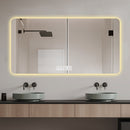 LED Bathroom Mirror With 3 Color Dimmable Backlight by Unique Piece Furniture