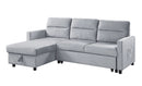 Ivy - Reversible Sleeper Sectional Sofa With Storage Chaise And Side Pocket by Unique Piece Furniture