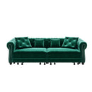 3 In 1 Pull Out Sofa Bed With Movable Ottoman