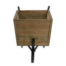 Farmhouse Wheelbarrow Planter with Flower Market Sign by HouseOfZazla