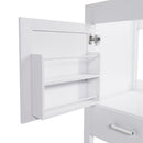42" Bathroom Vanity Base With Doors And Drawer - White by HouseOfZazla