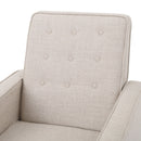 Mid-Century Modern Recliner With Button Tufted Waffle Stitch by HouseOfZazla