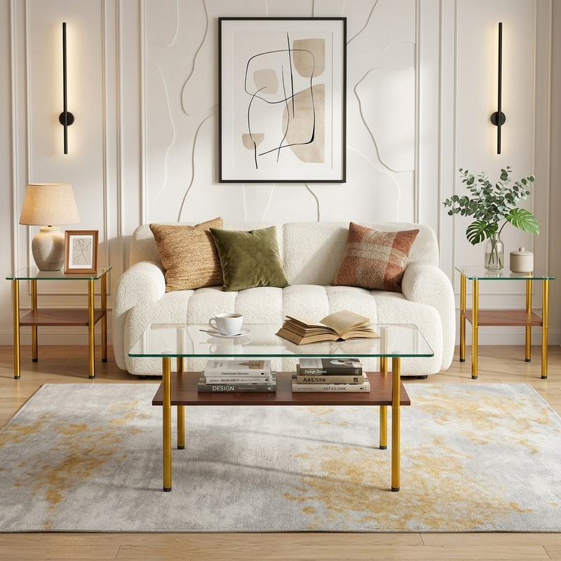Coffee Table and End Tables Set of 3, photo 2 of 10