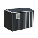 9x6 Ft Metal Garden Shed with 1 Window for Outdoor Patio Storage by HouseOfZazla