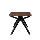 5-Pieces Upholstered Dining Set With Rubberwood Frame