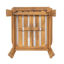 Kaja Outdoor Acacia Wood Dining Chair, Teak Finish Frame by HouseOfZazla