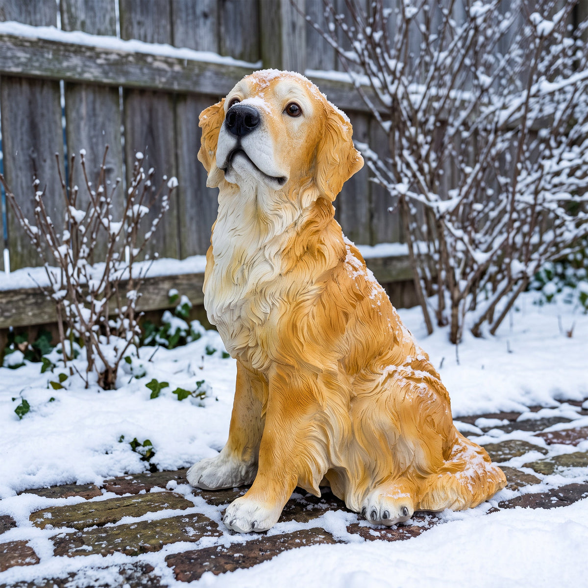 Golden Retriever Garden Statue, photo 2 of 7