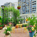 Metal Garden Arch Iron Garden Arbors Gazebo Dia High Birdcage Shape Pergola Pavilion For Wedding Ceremony by HouseOfZazla