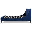Aspen - Vertical Tufted Modern Headboard Platform Bed Set by HouseOfZazla