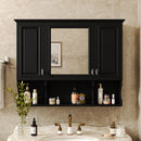 Wall Mounted Bathroom Medicine Wall Cabinet With Mirror & Open Shelves by HouseOfZazla