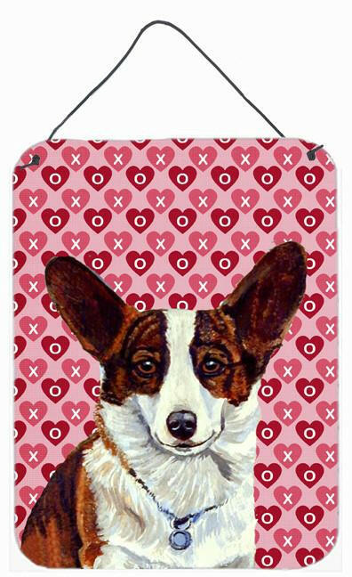 Corgi Hearts Love Valentine's Day Wall or Door Hanging Print