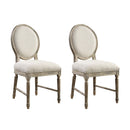 Upholstered Dining Chairs (Set of 2) - Brown by Unique Piece Furniture