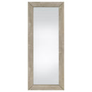 Cadence Tempered Glass Full Length Mirror Grey Washed Oak