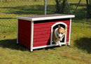 Medium Wooden Outdoor Dog House, Waterproof Roof, Elevated Floor, Adjustable Plastic Feet by HouseOfZazla