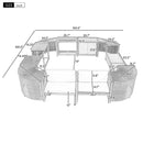 Spa Surround Spa Frame Quadrilateral Outdoor Rattan Sectional Sofa Set With Mini Sofa, Wooden Seats And Storage Spaces by Unique Piece Furniture
