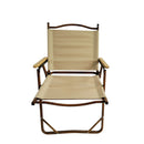Comfy - Foldable And Portable Chair With Armrests, Indoor And Outdoor Universal (Set of 4) - Brown