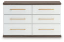 Kendanport - Six Drawer Dresser by Unique Piece Furniture