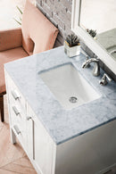 James Martin Addison 30" Single Bathroom Vanity, Glossy White