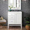 James Martin Addison 30" Single Bathroom Vanity, Glossy White