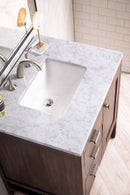 James Martin Addison 30" Single Bathroom Vanity, Mid-Century Acacia