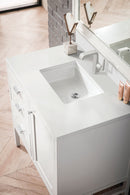 James Martin Addison 36" Single Bathroom Vanity, Glossy White