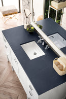 James Martin Addison 60" Single Bathroom Vanity, Glossy White