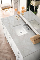 James Martin Addison 60" Single Bathroom Vanity, Glossy White