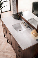 James Martin Addison 60" Single Bathroom Vanity, Mid-Century Acacia