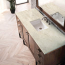 James Martin Addison 60" Single Bathroom Vanity, Mid-Century Acacia