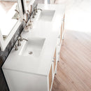 James Martin Addison 72" Double Bathroom Vanity, Glossy White