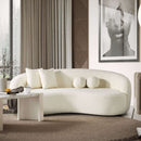 Drake - Japandi Style Curvy Boucle Sofa by Unique Piece Furniture