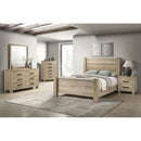 Sansome - Queen Panel Bed - Oak by HouseOfZazla